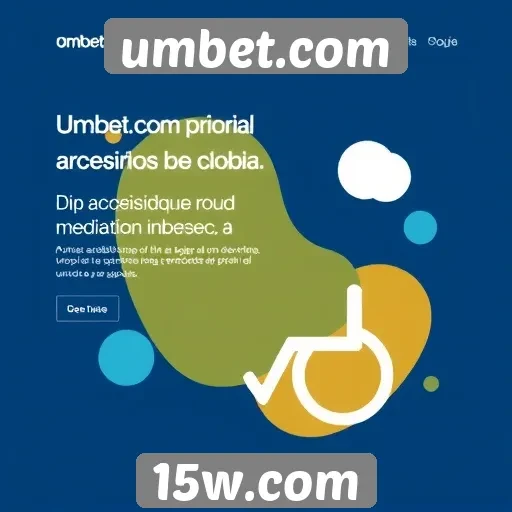 Acessibilidade e design do umbet.com para usuários